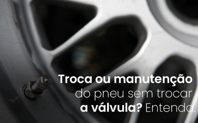  Troca ou manutenção do pneu sem trocar a válvula